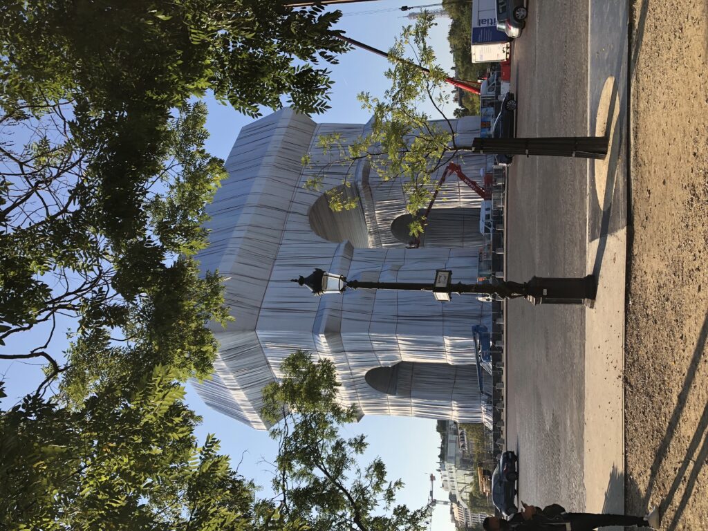 Arc de Triomphe wrapped